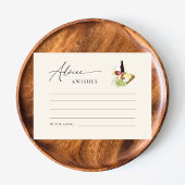 シャーロキュテリーボード ブライダルシャワーのアドバイスと願い エンクロージャーカード