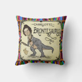 シャーロッおもしろいテブロンテサウルス恐竜ブックリーダー クッション (裏面)