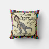 シャーロッおもしろいテブロンテサウルス恐竜ブックリーダー クッション (正面)