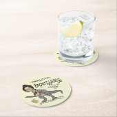 シャーロッおもしろいテブロンテサウルス恐竜ブックリーダー ラウンドペーパーコースター (インサイチュ)