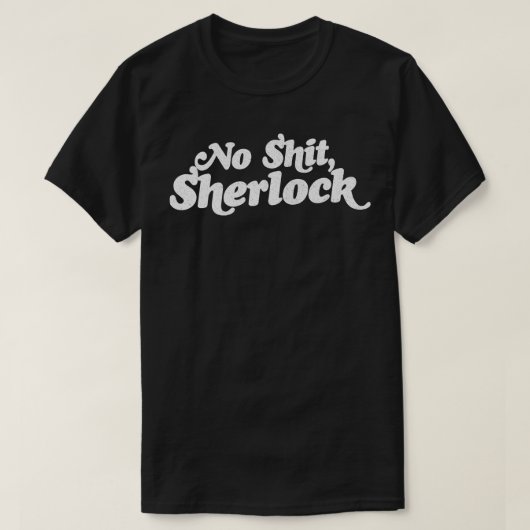 シャーロックなし Tシャツ (デザイン正面)