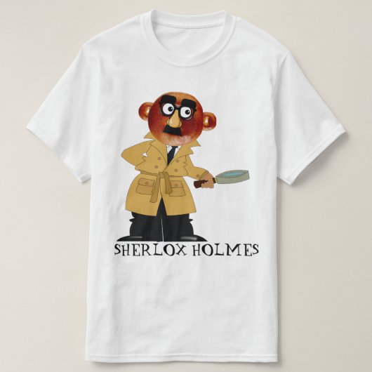 シャーロックスとベーゲルズホームズ Tシャツ (デザイン正面)