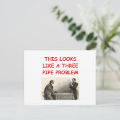 シャーロックホームズのプレゼントTシャツ ポストカード (スタンド正面)