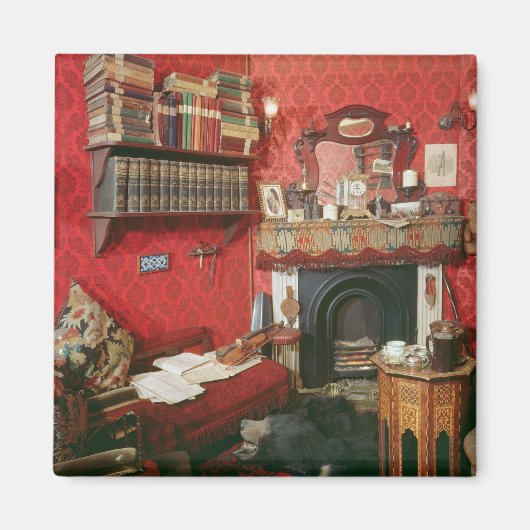 シャーロックホームズの部屋の再建 マグネット (正面)