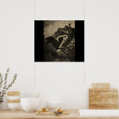 シャーロックホームズ犬のバスカヴィルヴィンテージ ポスター (キッチン)