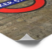 シャーロックホームズ通りポスタード ポスター (角)