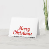 シャーロックホームズ・クリスマス シーズンカード (裏面)