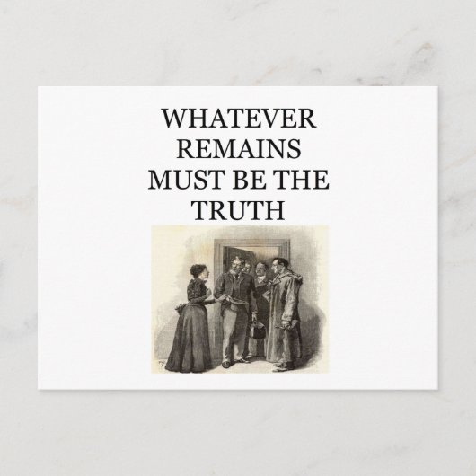 シャーロックホームズ ポストカード (正面)