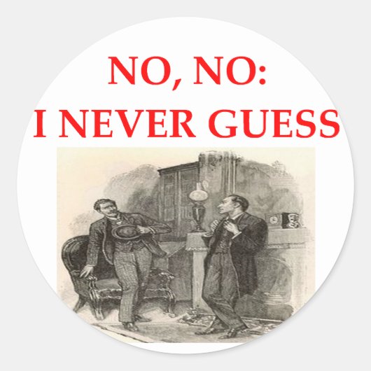 シャーロックホームズ ラウンドシール (正面)