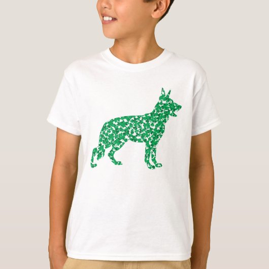 シャーロック製のドイツの羊飼い Tシャツ (正面)