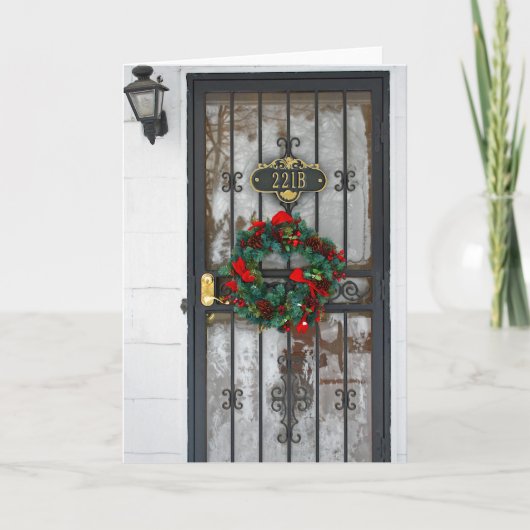 シャーロック221Bクリスマスカード シーズンカード (正面)