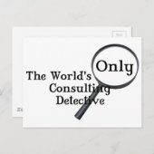 シャーロック・ディテクティブ ポストカード (正面/裏面)