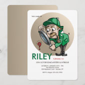 シャーロック・ホームズの探偵パーティ招待状 招待状 (正面/裏面)