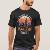 シャーロック・ホームズ:ベーカー街ランニング社 Tシャツ (正面)