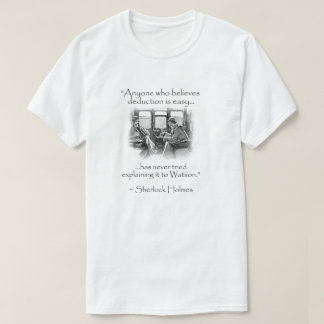 シャーロック・ホームズ - 現代の誤った引用 Tシャツ