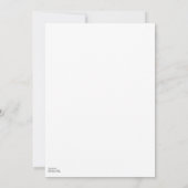 シャーロック・ボーンズ 招待状 (裏面)