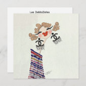 シャーロッテイズハッピーファッションイラストレーション シーズンカード (正面/裏面)