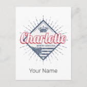 シャーロッテシティノースカロライナ州アメリカ合衆国 シーズンポストカード (正面)