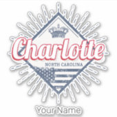 シャーロッテシティノースカロライナ州アメリカ合衆国 シール (正面)