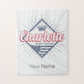 シャーロッテシティノースカロライナ州アメリカ合衆国 ジグソーパズル (縦)