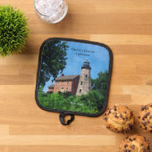 シャーロッテジェネシーライトハウスポットホルダー 鍋敷き (トップダウン)