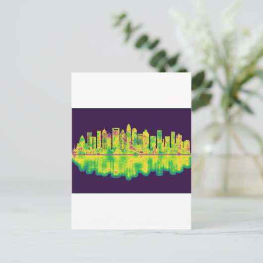 シャーロッテノースカロライナのスカイライン シーズンポストカード (スタンド正面)