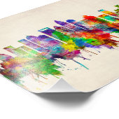 シャーロッテノースカロライナのスカイライン フォトプリント            (角)