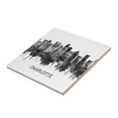 シャーロッテノースカロライナのスカイラインBW タイル (側面)