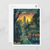 シャーロッテノースカロライナ有名な旅行の場所 ポストカード (正面/裏面)