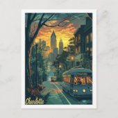 シャーロッテノースカロライナ有名な旅行の場所 ポストカード (正面)