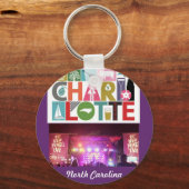 シャーロッテノースカロライナNCキーチェーン キーホルダー (正面)
