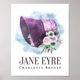 シャーロッテブロンテポートレートバイリッチモンドと花 ポスター