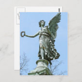 シャーロッテンバーグパレスガーデンの像オッドエンジェル ポストカード (正面/裏面)