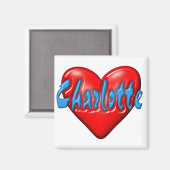 シャーロットが大好き マグネット (正面/裏面)