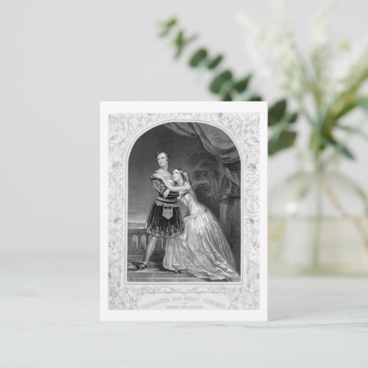 シャーロットとスーザン・クッシュマンはロミオとジュリエットとして、 A ポストカード (スタンド正面)