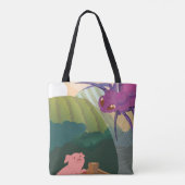 シャーロットのくもの巣のトート トートバッグ (裏面)