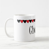 シャーロットのハートの名前 コーヒーマグカップ (左)