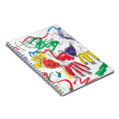 シャーロットのバスキアトインスパイアアート ノートブック