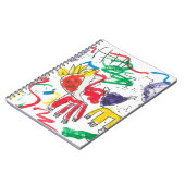 シャーロットのバスキアトインスパイアアート ノートブック