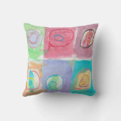 シャーロットの同心円 クッション (裏面)