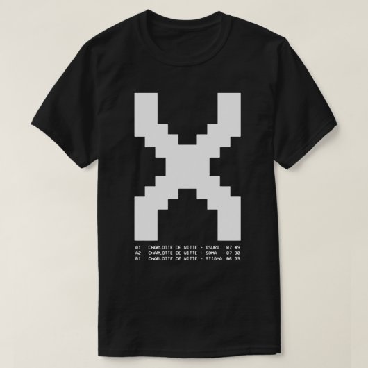 シャーロットクラシックデウィットXシャツTシャツ Tシャツ (デザイン正面)