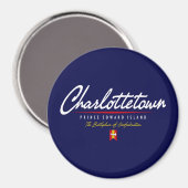 シャーロットタウン文字 マグネット (正面/裏面)