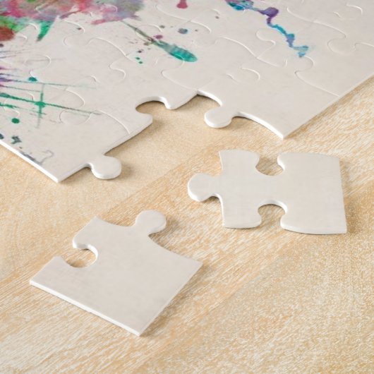 シャーロットノースカロライナのスカイラインの都市景観 ジグソーパズル (側面)