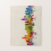 シャーロットノースカロライナのスカイラインの都市景観 ジグソーパズル (縦)