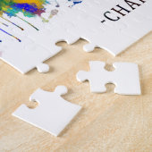 シャーロットノースカロライナスカイライン ジグソーパズル (側面)