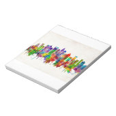 シャーロットノースカロライナスカイライン ノートパッド (回転)