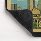 シャーロットノースカロライナヴィンテージトラベル マウスパッド (コーナー)