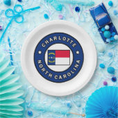 シャーロットノースカロライナ ペーパープレート (パーティー)