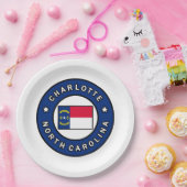 シャーロットノースカロライナ ペーパープレート (パーティー)