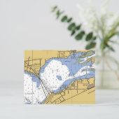 シャーロットハーバー、フロリ航海のダ図はがき ポストカード (スタンド正面)